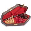 Husaria Wooden Three-Player Chess - 12 Inches - with Foldable Board, Handcrafted Playing Pieces, and Felt-Lined Storage - Image 4