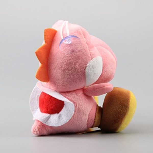 uiuoutoy Pink Yoshi Plush Toy Stuffed Animal Doll 6" - Image 5
