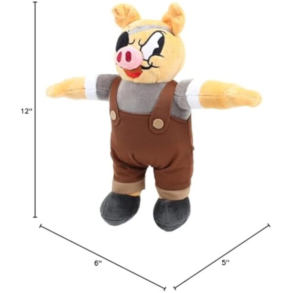 uiuoutoy Pig Porkrind Plush Toy 12'' Figure - Image 3