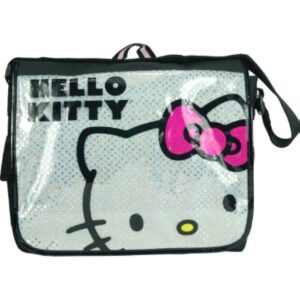 Hello Kitty Face Messenger Bag - White