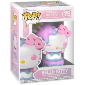 Funko POP! Sanrio: Hello Kitty 50th - Hello Kitty in Cake - Collectable Vinyl Figure - Gift Idea - Official Merchandise - for Kids & Adults - Anime Fans - Model Figure for Collectors and Display