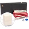 YMI Mini American Mahjong Travel Game Set with Nylon Case, Racks, Wind Indicator and Dice