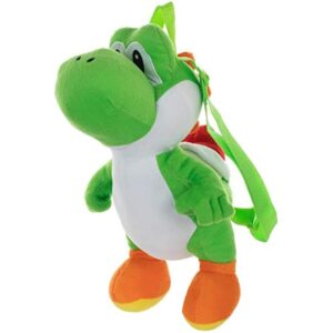 Seven Times Six Nintendo Super Mario Bros Yoshi 3D Plush Character Backpack