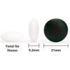 YMI Bamboo 2-Inch Reversible 19x19 / 13x13 Go Game Set Board with 9.2mm Double Convex Yunzi Stones and Bamboo Bowls - Classic Strategy Board Game (Baduk/Weiqi) - Image 4