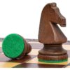 Husaria European International Wooden Chess Game Set, Ambassador - 21.7 Inches - Large-Size Chess Set with Handcrafted Chessmen and Felted Folding Board - Image 5