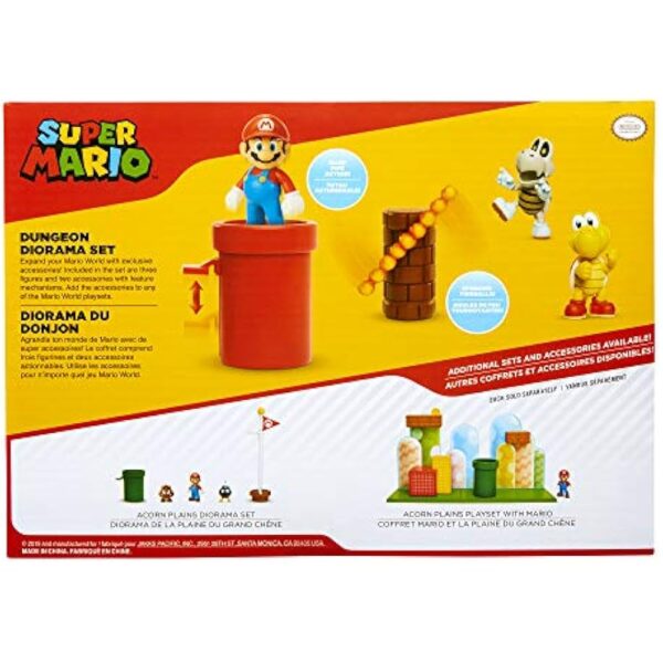 Super Mario Nintendo Dungeon 2.5” Figure Multipack Diorama Set with Accessories - Image 7