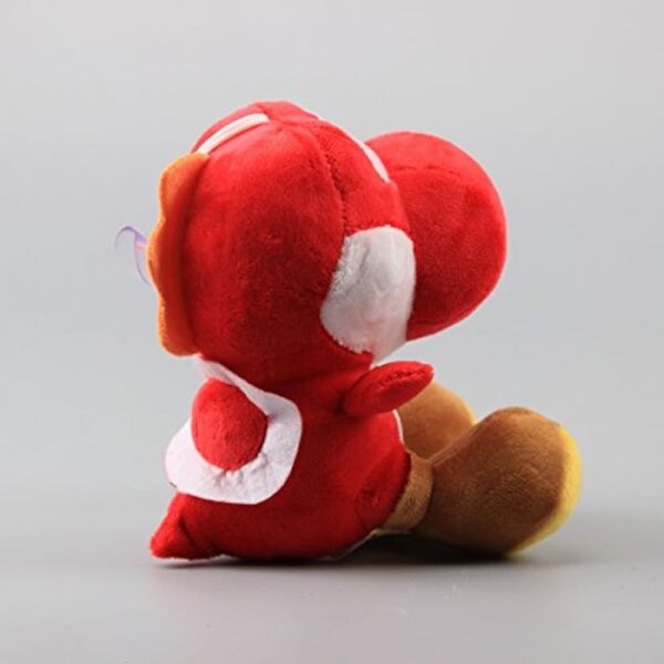 uiuoutoy Red Yoshi Plush Toy Stuffed Animal Doll 6" - Image 5