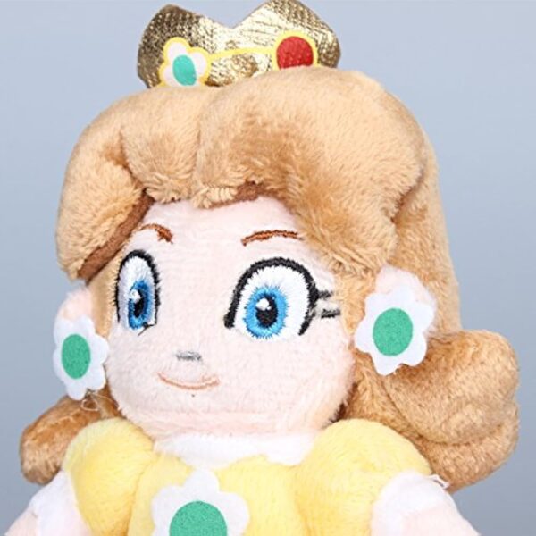 uiuoutoy Princess Daisy Plush Toy Stuffed Doll 8'' - Image 5