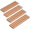 YMI Premium Beechwood Domino Racks/Trays (10-Inch) - Set of 4 - Domino Holders for Mexican Train, Chickenfoot and Other Domino Games - Image 5
