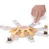 YMI Mexican Train Complete Set with Double 12 Dominoes (Pips/Dots), Wooden Hub, Die Cast Train Markers, and Scorepad - Image 2