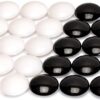 YMI Double Convex Melamine Go Game Stones Set with Jujube Bowls - Size 32 (9 millimeters) - Image 6