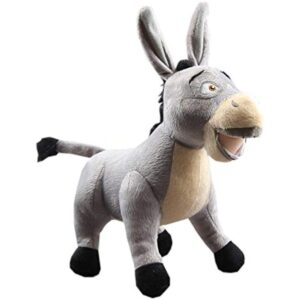 uiuoutoy The Donkey Plush Toy Stuffed Animal Soft Doll 12'' Grey