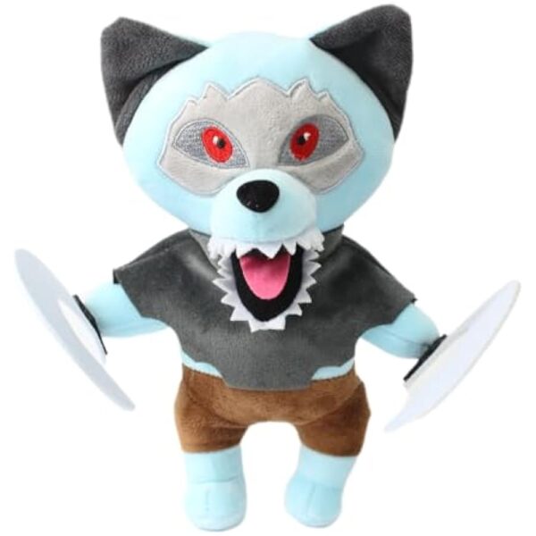 uiuoutoy Funny Bad Wolf Plush Toy Soft Stuffed Animal Doll 9''