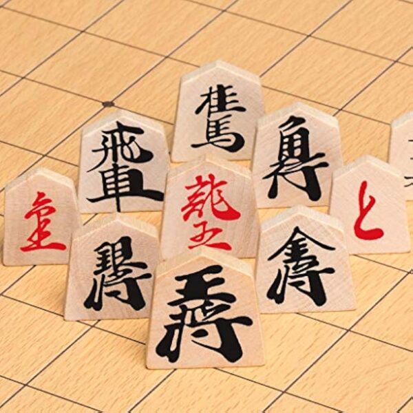 YMI Shogi Japanese Chess Game Set - Wooden Board with Drawers and Traditional Koma Playing Pieces - Image 2