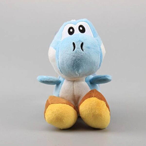 uiuoutoy Light Blue Yoshi Plush Toy Stuffed Aniaml Doll 6" - Image 3