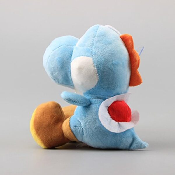 uiuoutoy Light Blue Yoshi Plush Toy Stuffed Aniaml Doll 6" - Image 5