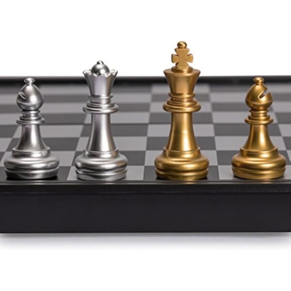 YMI Travel Magnetic Chess Set (9.8-Inch) - Folding and Portable Board Game - Image 4