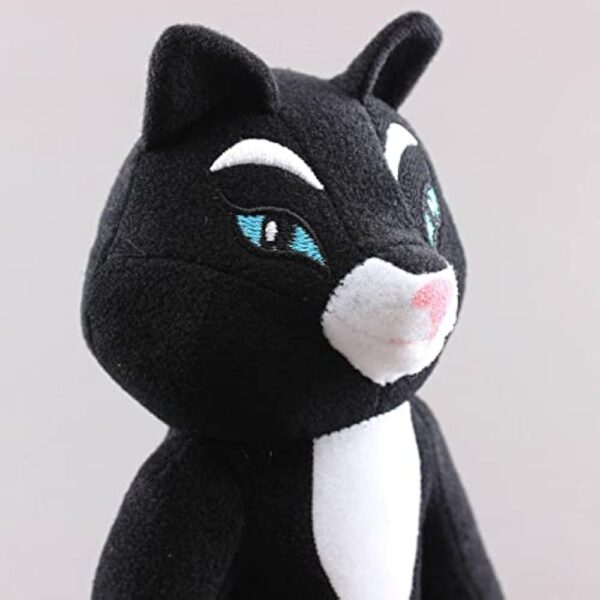 uiuoutoy Black Cat Plush Toy Soft Paws Stuffed Animal Doll 14'' - Image 7