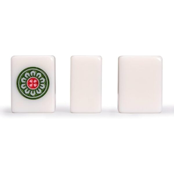 YMI Champion-Size Chinese Mahjong Game Set with Aluminum Case - with 146 Tiles, 3 Dice and a Wind Indicator - for Chinese Style Gameplay Only - Image 5