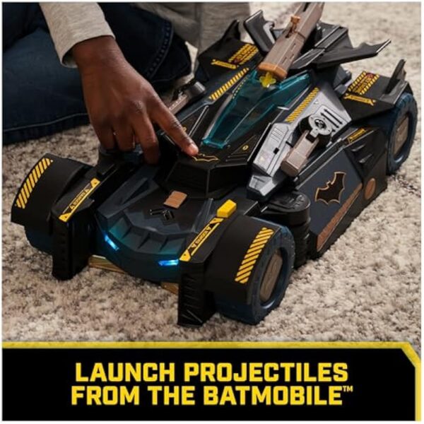 DC Comics Batman, Ultimate Transforming Batmobile Playset, 2-in-1 Playset with Exclusive Figure and Glider, Lights, Sounds, Kids Toys for Boys and Girls 4 and Up - Image 5