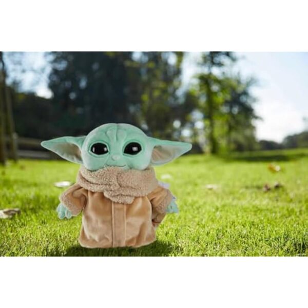 Mattel Star Wars Grogu Plush Toy, 8-inch Character Figure from Star Wars The Mandalorian, Soft Doll in Classic Look - Image 4