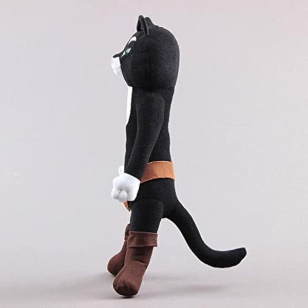 uiuoutoy Black Cat Plush Toy Soft Paws Stuffed Animal Doll 14'' - Image 6
