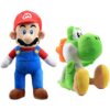 uiuoutoy 16'' Mrio & 12" Green Yoshi Plush Set of 2 pcs