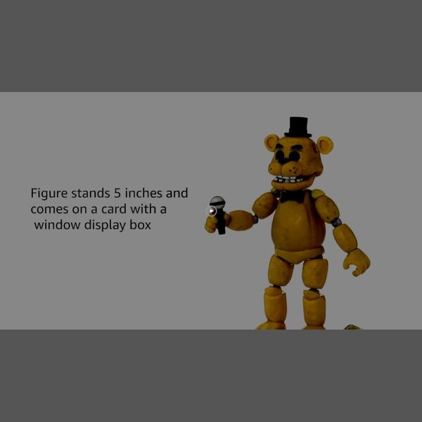 Funko Five Nights at Freddy's POP Articulated Golden Freddy Action Figure, Multicolor, 5.5 inches - Image 3