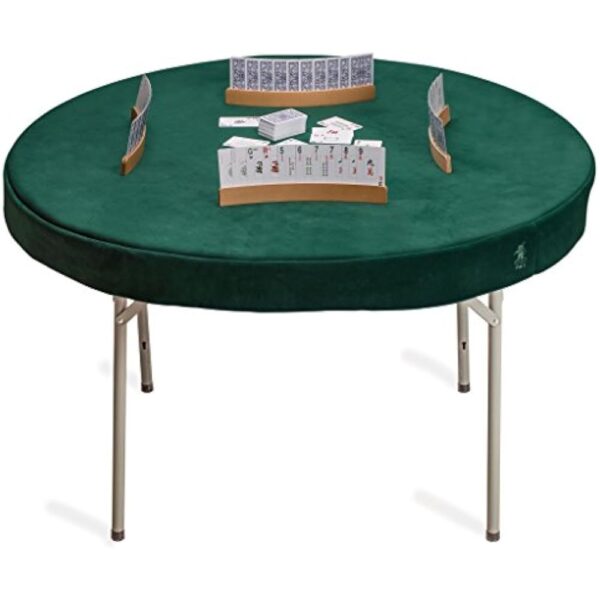 YMI Professional Grade Round Table Cover for Card Games, Mahjong, Board Games, Dice Games, and More - Image 3