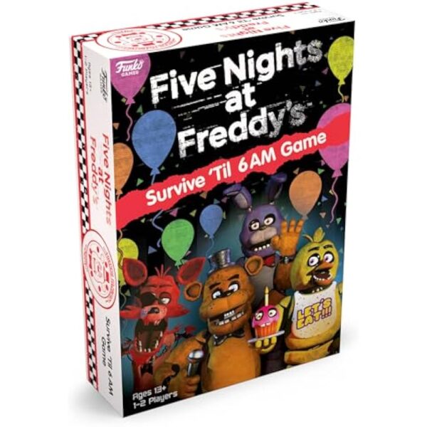 Funko Games Five Nights at Freddy's - Survive 'Til 6AM Game |1-2 Players, Ages 13+ - Image 4