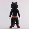 uiuoutoy Black Cat Plush Toy Soft Paws Stuffed Animal Doll 14'' - Image 4