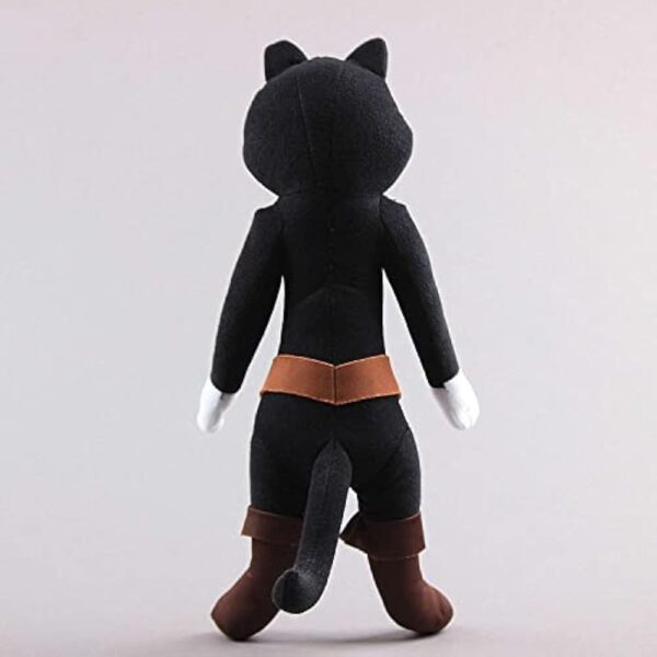 uiuoutoy Black Cat Plush Toy Soft Paws Stuffed Animal Doll 14'' - Image 4