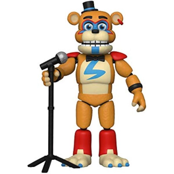 Funko Action Figures! Set of 5 - Five Nights at Freddy's - Security Breach - Pizzaplex - Glamrock Chica, Glamrock Freddy, Montgomery Gator, Roxanne Wolf and Vanny - Image 3