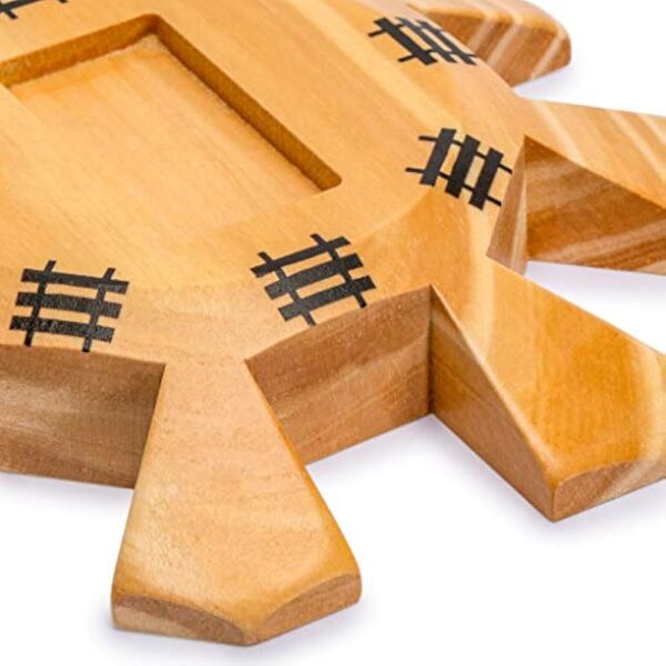 YMI Wooden Hub Centerpiece for Mexican Train Dominoes Game (up to 8 Players) - 5.8 Inches - Image 3