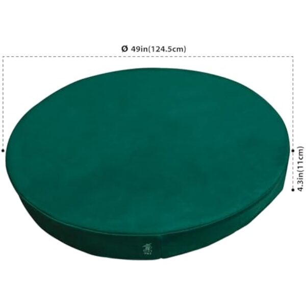 YMI Professional Grade Round Table Cover for Card Games, Mahjong, Board Games, Dice Games, and More - Image 5