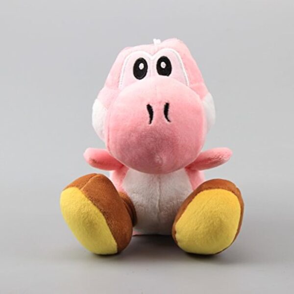 uiuoutoy Pink Yoshi Plush Toy Stuffed Animal Doll 6" - Image 3