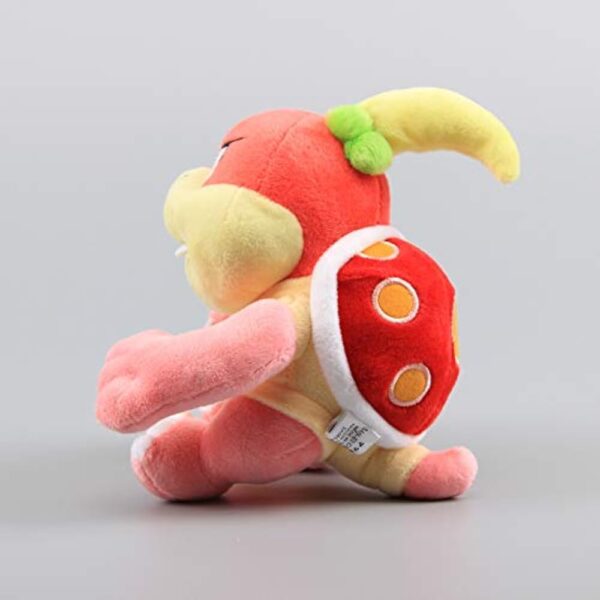 uiuoutoy Bun Bun Pom Pom Stuffed Plush Pink 6.5'' - Image 4
