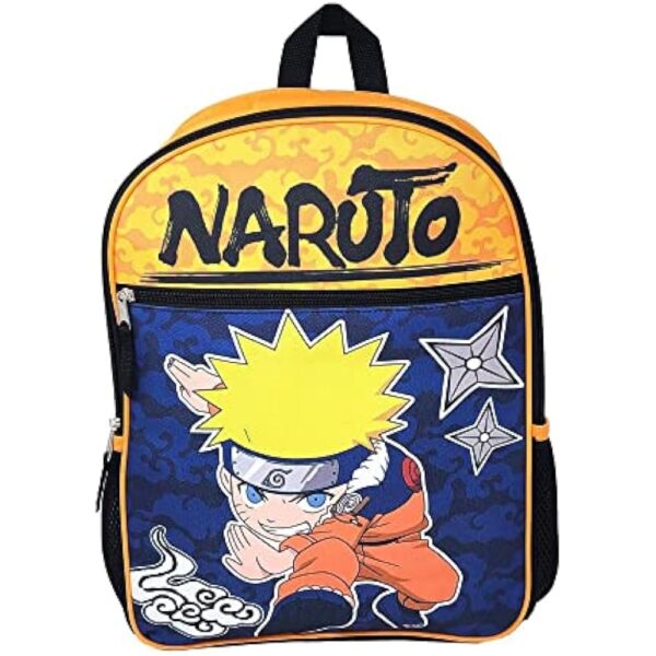 Bioworld Naruto 16" Backpack with 1 Front Pocket - Image 4