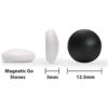 YMI Medium Magnetic 19x19 Go Game Set Board, 11-Inch with Single Convex Plastic Go Stones - Folding, Portable & Travel-Size Set - Image 4