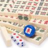 YMI American Mahjong Set, Classic Mini with Portable Wooden Case - Four Wooden Racks, Wind Indicator, and Dice - Image 2
