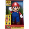 Super Mario It's-A Me, Mario! Collectible Action Figure, Talking Posable Mario Figure, 30+ Phrases and Game Sounds – 12 Inches Tall! - Image 6