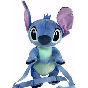 Disney Lilo And Stitch Jumbo 17 inch Plush/Crossbody Bag- Blue