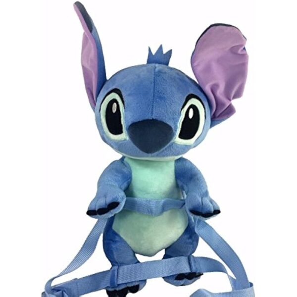 Disney Lilo And Stitch Jumbo 17 inch Plush/Crossbody Bag- Blue