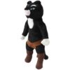 uiuoutoy New Cartoon Black Cat Plush Toy Soft Paws Stuffed Animal Doll 12'' - Image 4