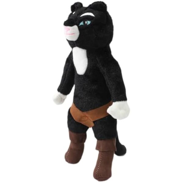 uiuoutoy New Cartoon Black Cat Plush Toy Soft Paws Stuffed Animal Doll 12'' - Image 4