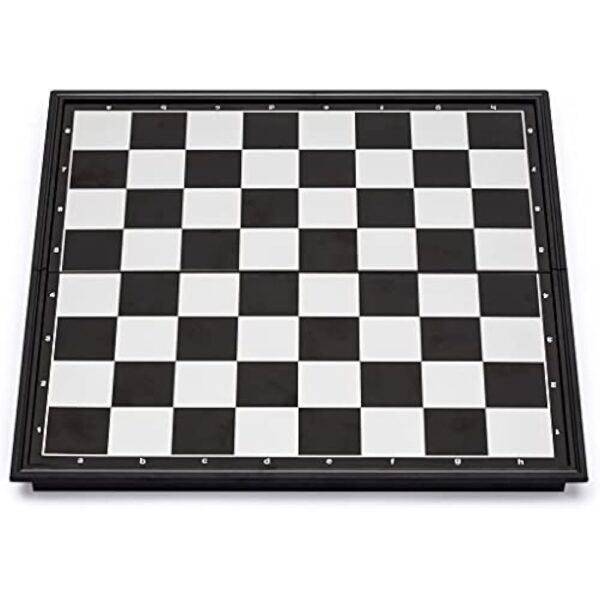 YMI Magnetic Portable Medium Chess Board Game Set (9.8 Inches) - Travel Chess Set with Folding Board and Felt-Bottom Chessmen - Image 6