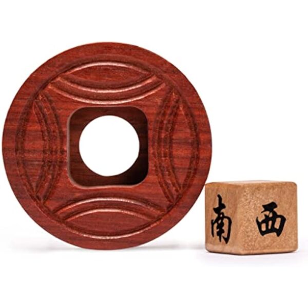 YMI Wooden Mahjong Bettor/Wind Indicator - Mahjong Accessory for Chinese or American Mahjong Play - Image 3