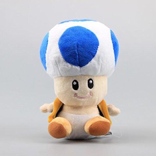 uiuoutoy Blue Toad Plush Mushroom 7'' - Image 2