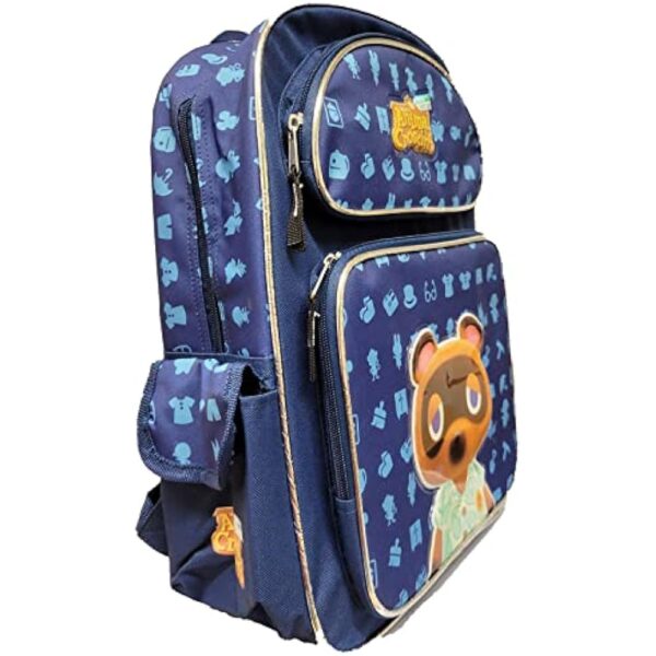 Accessory Innovations Animal Crossing 16 Inch Large Backpack, Blue - Image 3