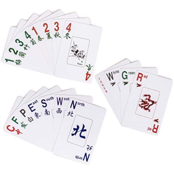 YMI American Mah Jongg (Mahjong) Playing Cards, Indigo - 178 Card Set - Image 2